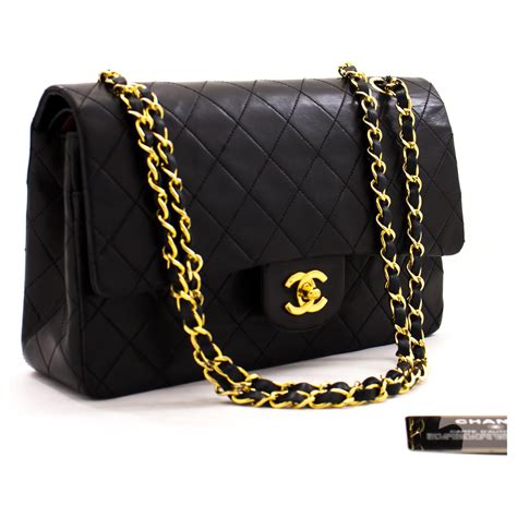 black chanel purse|black chanel purse price.